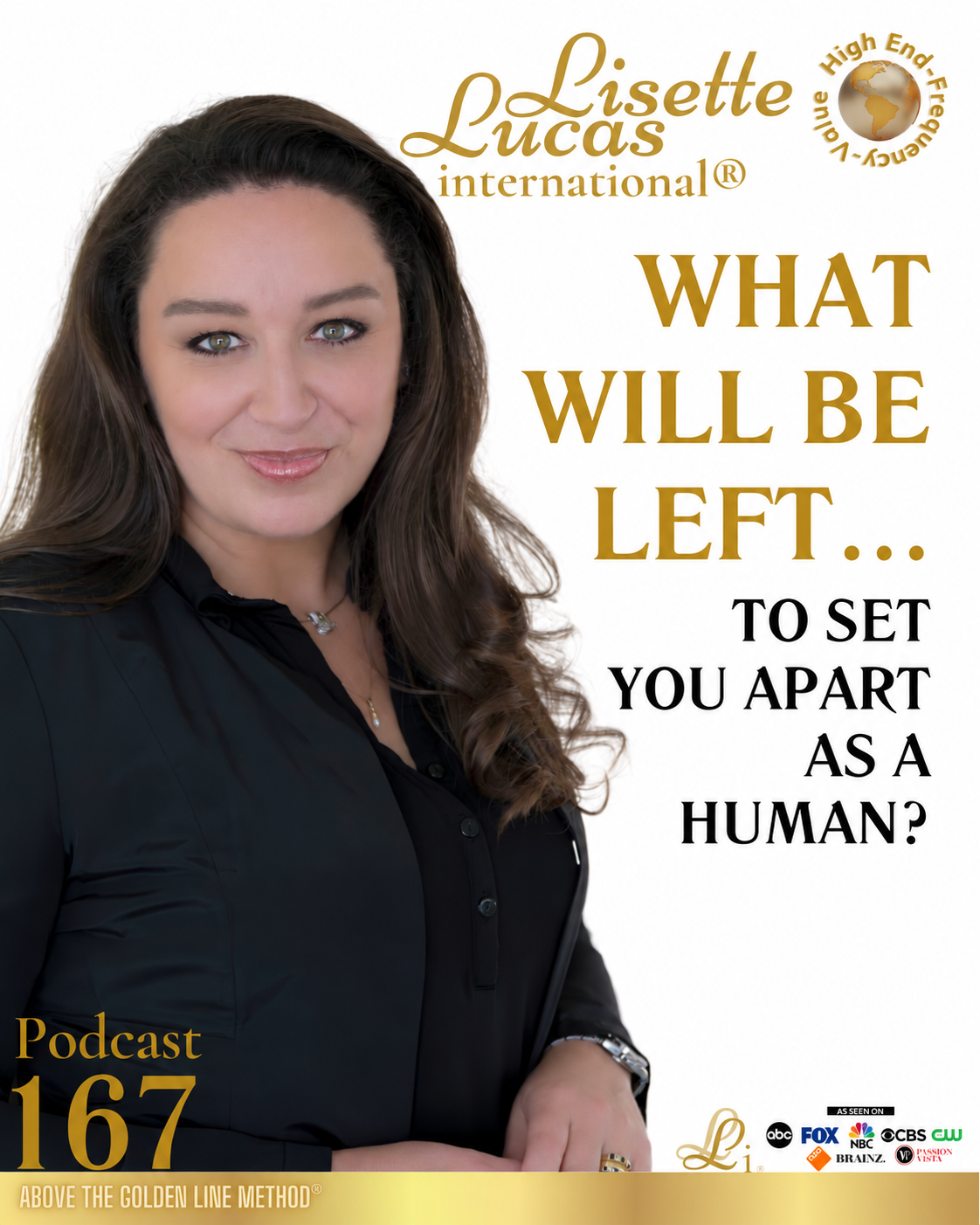 Lisette Lucas. Podcast 167: What will be left to set you apart as a human?